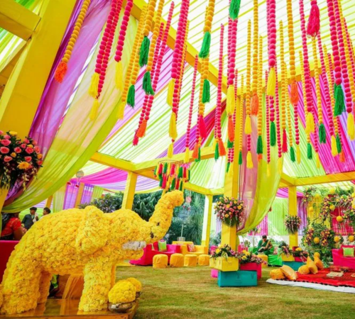 Haldi and Mehndi Decoration in Thane West